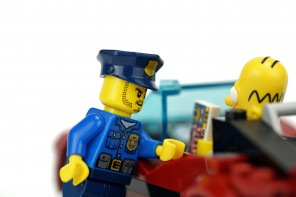 D'oh! When police pulled over a driver in Milton Keynes and asked for ID, they were handed a Homer Simpson licence!